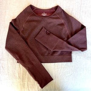 LONG SLEEVE CROP TOP